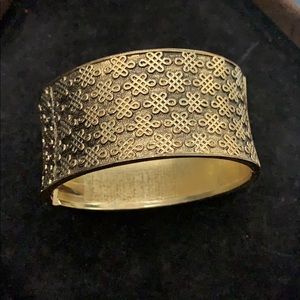 Golden cuff bracelet